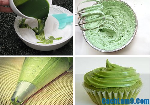 Hướng dẫn tự làm bánh cupcake trà xanh tại nhà