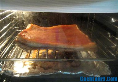 Cách làm thịt heo quay bằng lò nướng