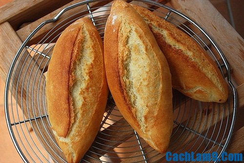 Cách làm bánh mì đơn giản mà giòn ngon