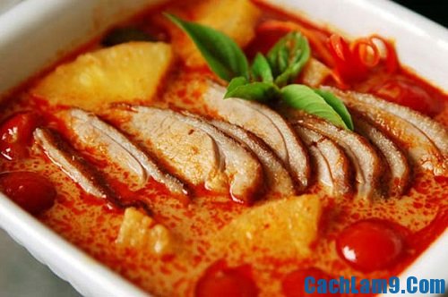 Yêu cầu thưởng thức món cà ri vịt quay