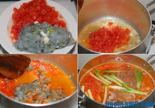 Hướng dẫn cách nấu lẩu tôm chua cực ngon