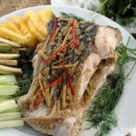 Cách làm bún cá cuốn hấp