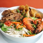 Cách làm bún tôm nướng