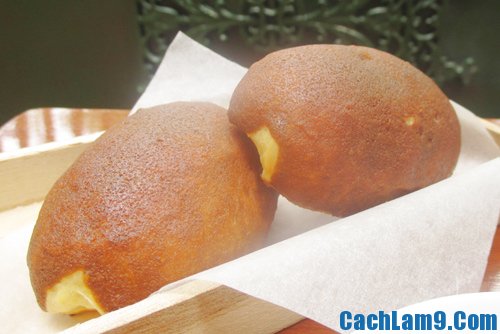 Hướng dẫn cách làm bánh papparoti nhân kem trứng thơm ngon: cach lam banh papparoti nhan kem trung